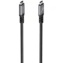 Aisens Cable USB4 Gen 3x2 Aluminio 40Gbps 8K@60Hz 1.5m Negro
